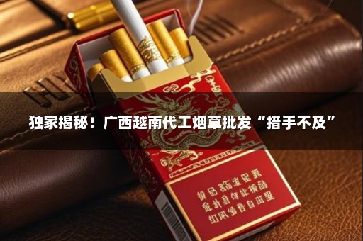 独家揭秘！广西越南代工烟草批发“措手不及”
